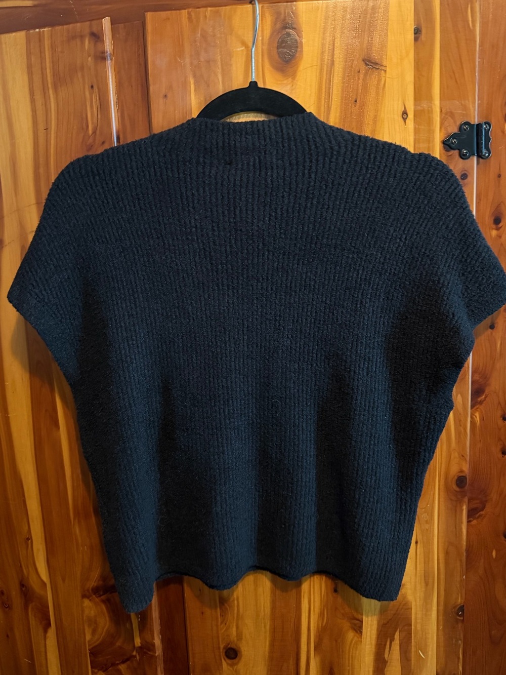 NWT Rachel Zoe Mock Neck Sweater Top Black size Large - Picture 3 of 4